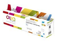 Owa - 110 Ml - Cyan - Kompatibel - Gjenfabrikert - Blekkpatron (Alternativ For: Hp 973X) - For Hp Pagewide Managed P55250  Pagewide Pro 452 477 552 577 Mfp 477