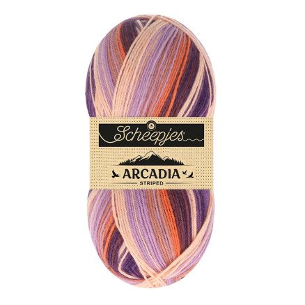 Scheepjes Arcadia Striped Garn 911 Dusk Scheepjes Arcadia Striped Garn 911 Dusk