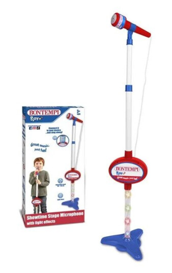 Bontempi Stage microphone with lighting effect Bontempi Stage microphone with lighting effect