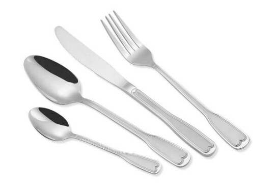 Maestro Mr-1519-24 Bestiksæt Rustfrit Stål 24 Stk Sølv