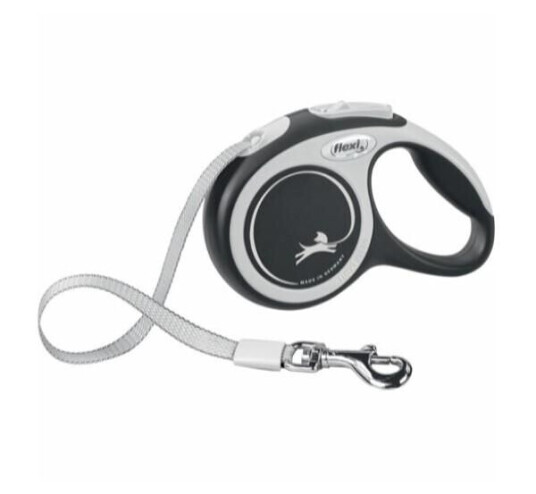 Flexi New Comfort L Hundebånd 5m Svart, Maks 60kg Flexi New Comfort L Hundebånd 5m Svart, Maks 60kg