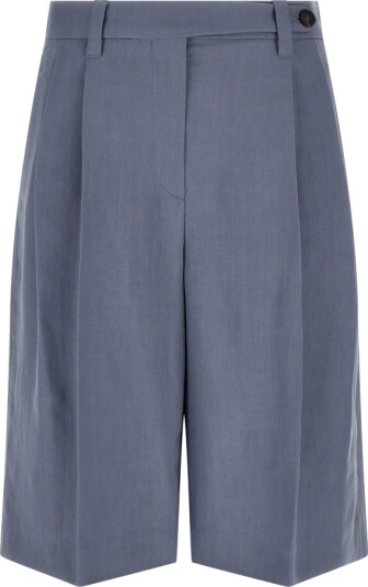 Brunello Cucinelli Dame Shorts Blå S,