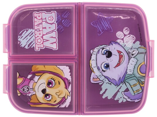 Euromic Paw Patrol Girl multi compartm. sandwich box NEW Euromic Paw Patrol Girl multi compartm. sandwich box NEW