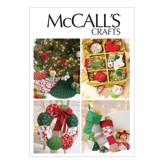 McCall's 6453 - Juledekorasjoner STRL: Alle inkludert