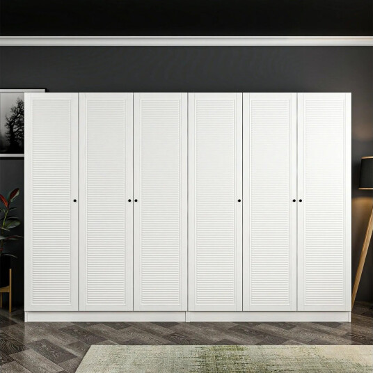 Fruitland Garderobe 270 cm - Hvit