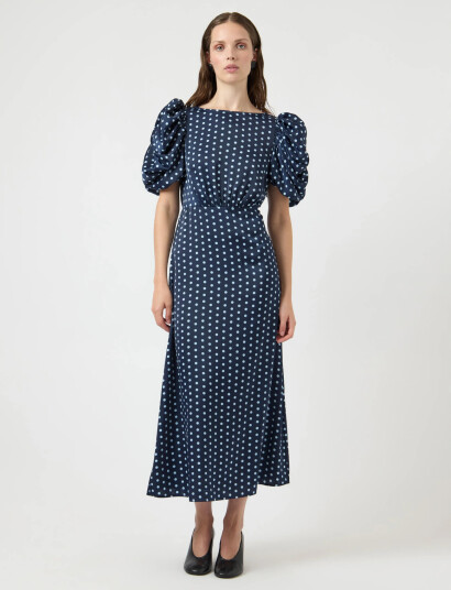 YAS Yaspella 2/4 Long Dress S.   Navy   34