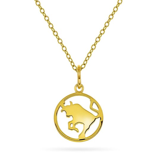 Pan Jewelry Smykke i 925 forgylt sølv med tyren Pan Jewelry Smykke i 925 forgylt sølv med tyren