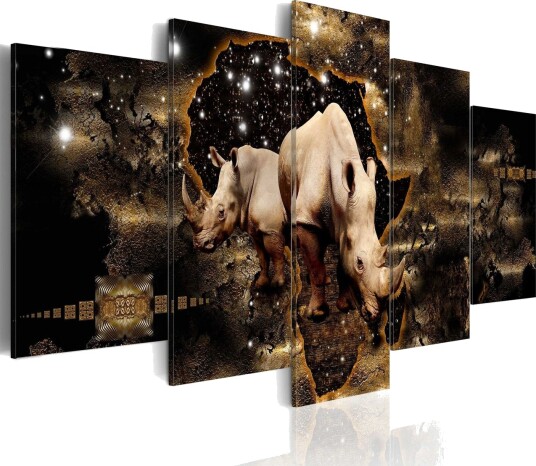 Bilde Golden Rhino 100x50 Artgeist sp. z o. o.