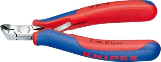 Knipex 64 52 115 Avbitertenger Elektronikk-frontkutter med Flerkomponentgrep 115 mm
