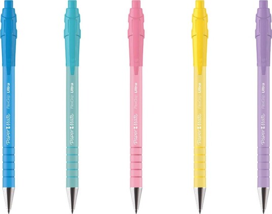Paper Mate Flexgrip Ultra Kulepenn M Ultra Pastell 5 Pk