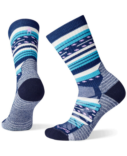 Smartwool Women'S Hike Light Cushion Margarita Crew Socks Alpine Blue Alpine Blue female M