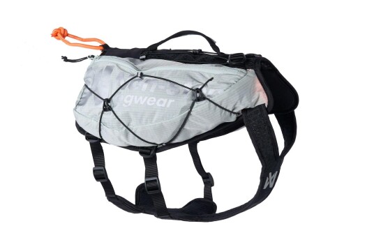 Non-Stop Dogwear Trail Light Lett Kløv XS Glacier Gray for hund