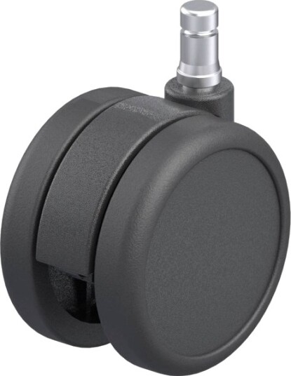 Blickle 845578 Lkdb-Pua 75G-Es Dobbel Styrehjul I Plast - Hjuldiameter 75 Mm, Bæreevne (Maks.) 75 Kg - 1 Stk