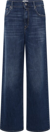 Replay Cary Trousers Wide Leg 99 Denim Blue 24 x 32