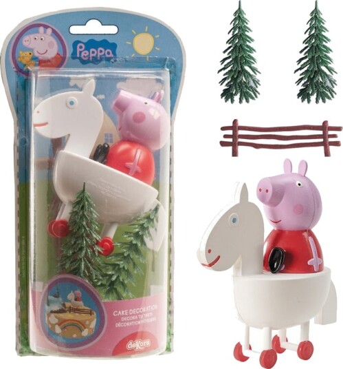 Kaketopp  Peppa Gris Sett/4 | Slikkepott.No