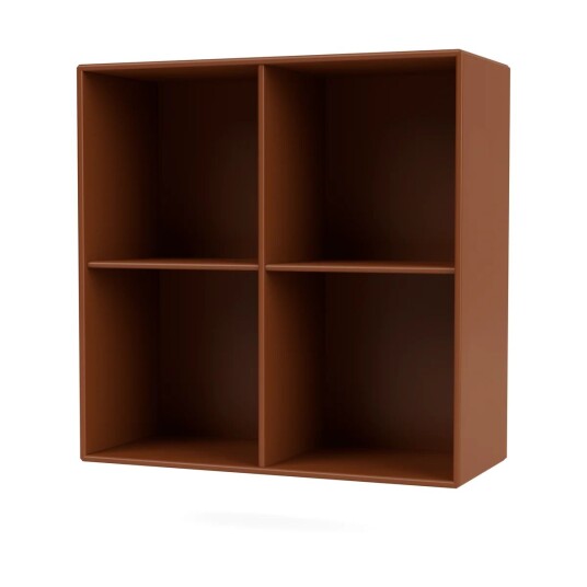 Montana SHOW hylle 69,6x69,6 cm, opphengsskinne 146 Hazelnut