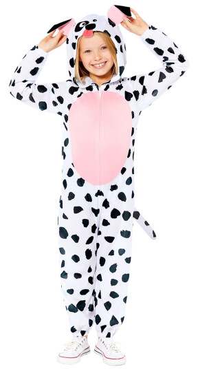Amscan International Dalmatiner Onesie Barn Karnevalskostyme Small