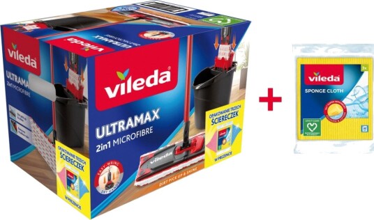Vileda Ultramax Moppesett med 3 Kluter - 10L