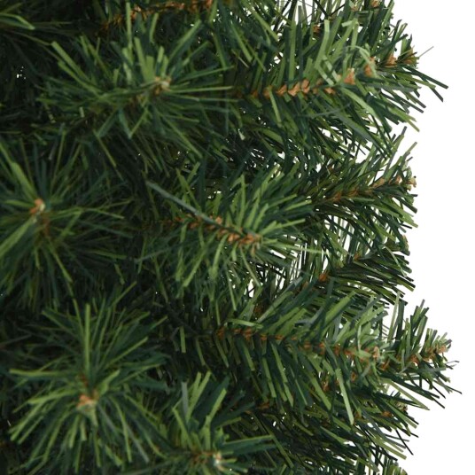 vidaXL Slankt kunstig juletre med stativ grønn 120 cm PVC vidaXL Slankt kunstig juletre med stativ grønn 120 cm PVC