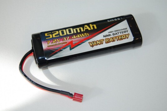 VANT 10065 RACING PACK 7.2v NiMh – 5200mAh – DEANS VANT 10065 RACING PACK 7.2v NiMh – 5200mAh – DEANS