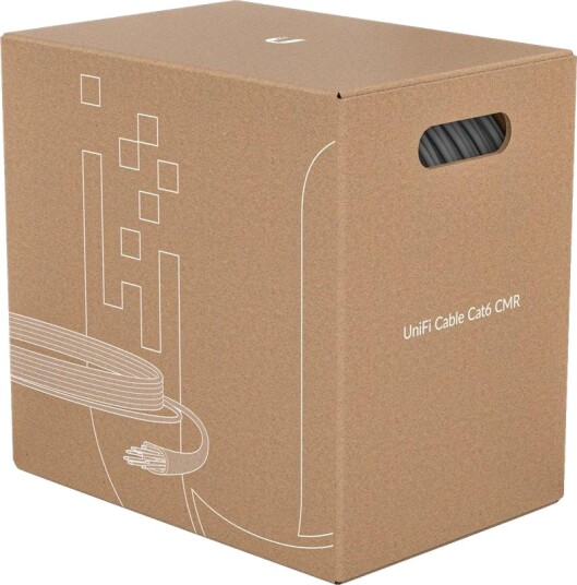 Ubiquiti UniFi Cat 6 Samlet Kabel 305 m Hvit - Brannsikker CMP
