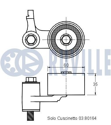 Stabilisator stag RUVILLE 917066 Stabilisator stag RUVILLE 917066