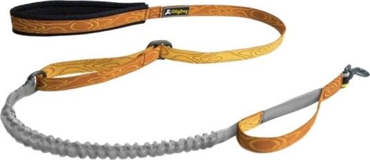 Ollydog Flagstaff Adjustable Spring Leash Onesize Blaze Bark