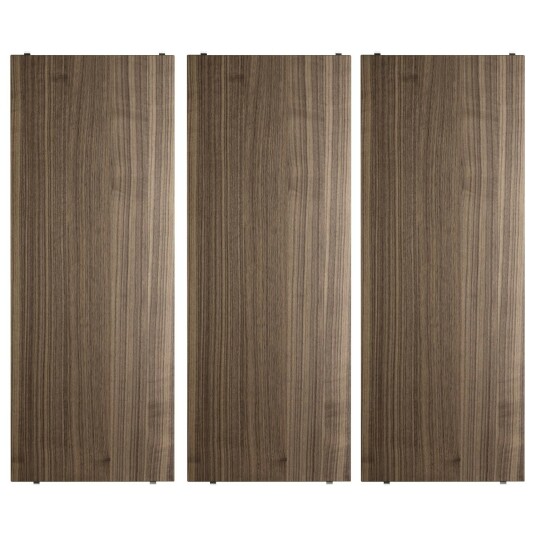 String hylleplate valnøtt 58x30 cm 3-pk String hylleplate valnøtt 58x30 cm 3-pk