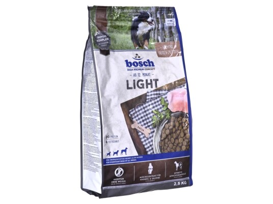 Bosch Light Tørfoder Til Hunde 2.5 kg Bosch Light Tørfoder Til Hunde 2.5 kg