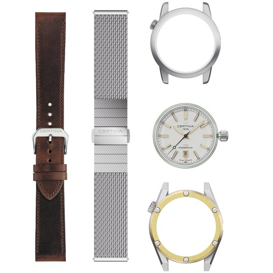 Certina DS+ Kit Sport & Urban C0414071903101 - Herre - Analog - Automatisk - Stainless steel - Safirglass