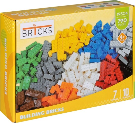 Br1cks Byggeklosser Sett 6+ År 790 Deler Br1cks Byggeklosser Sett 6+ År 790 Deler