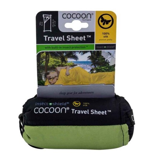 Cocoon TravelSheet sovepose vinrød 310x86 cm