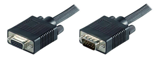 MicroConnect VGA-forlengelseskabel - HD-15 (VGA) til HD-15 (VGA) - 3 m