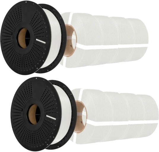 Polysmart PLA Super Pack 10 Ruller Cumulus White