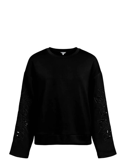 Object Objdorina L/S Lo Sweatshirt E Ps 26 Black S