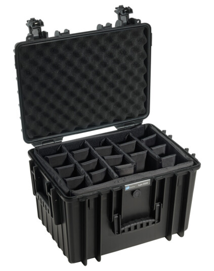 B&W Type 5500 Vannavstøtende Transportcase i Sort B&W Type 5500 Vannavstøtende Transportcase i Sort