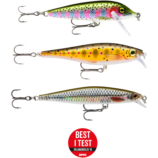 Rapala Ørret 3pk, wobblere STD STD Rapala Ørret 3pk, wobblere STD STD