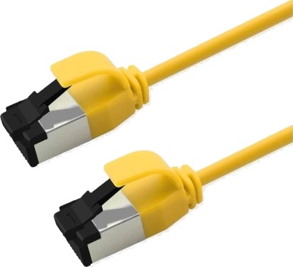 Roline S/Ftp Patchkabel Cat.8.1 Slim Poe Gelb 1M 21.15.3421
