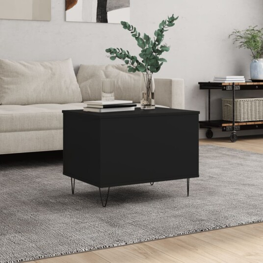  Salongbord svart 60x44,5x45 cm konstruert tre 8721012112605