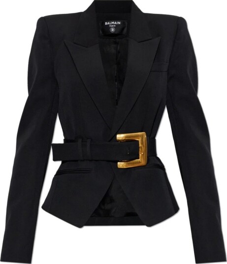 Balmain Dame Jakker Svart M,