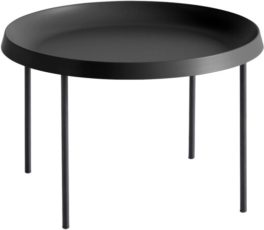 Hay - Tulou Coffee Table Black Ø55 Cm Sofabord Gamfratesi Svart Metall