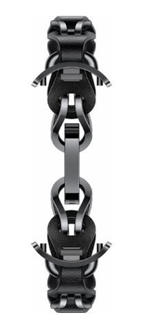 Xiaomi - Håndrem For Aktivitetssporer - Chain - 135-200 Mm - Svart - For Xiaomi Smart Band 8