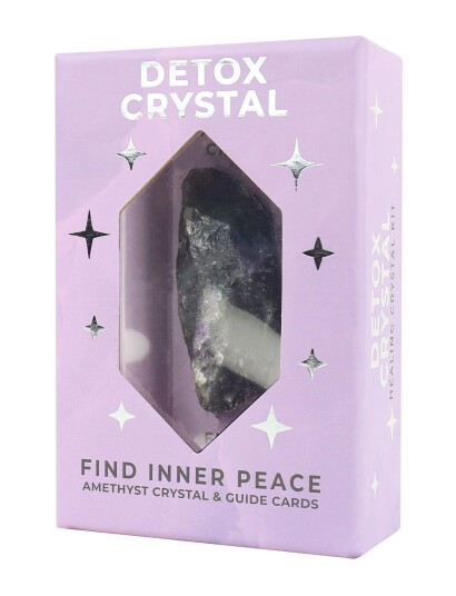 Gift Republic Crystal Healing Kit Detox Purple ONE SIZE Gift Republic Crystal Healing Kit Detox Purple ONE SIZE