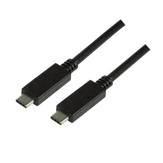 LogiLink USB-C 3.2 Gen 2 kabel 0,5m svart - 20 Gbps dataoverføring LogiLink USB-C 3.2 Gen 2 kabel 0,5m svart - 20 Gbps dataoverføring