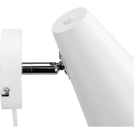 Dyberg Larsen Cale Vegglampe Hvit Dyberg Larsen Cale Vegglampe Hvit