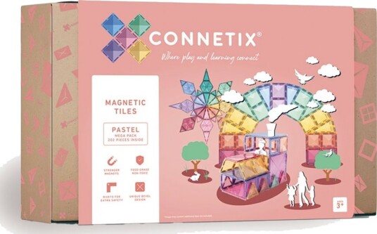 Connetix Pastell Mega 202 stk Connetix Pastell Mega 202 stk