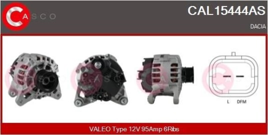 Dynamo CASCO CAL15444AS Dynamo CASCO CAL15444AS