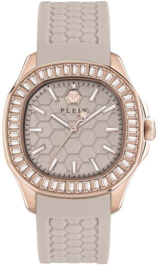 Philipp Plein Dameklokke PWTAA0423 Spectre Antikkhvit/Gummi Ø38 mm