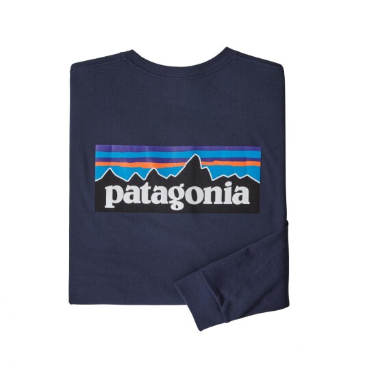 Patagonia  M L/S P-6 Logo Responsibili-Tee Herre, CNY Classic Navy, S