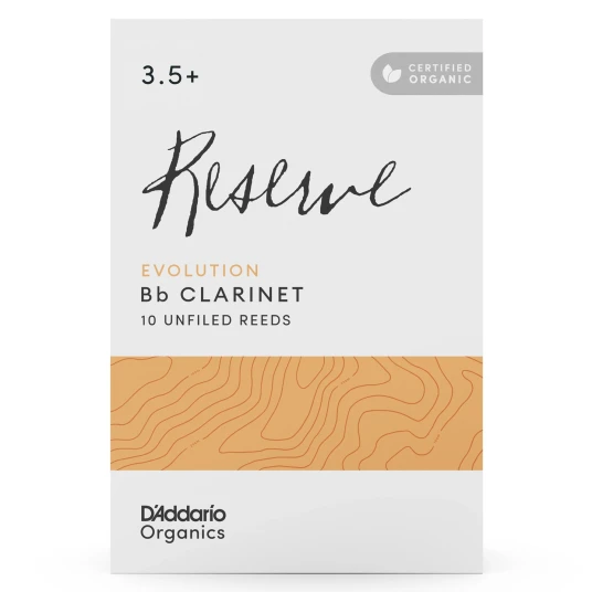 D'Addario Woodwinds Odce10355 10-Pakning Org. Reserve Evolution Bb-Klarinett 3.5+